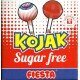 Sucette Kojak Cerise Acide Sans Sucre